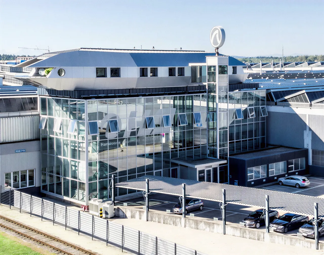 Firmengebäude von Hammerer Aluminium Industries (HAI)